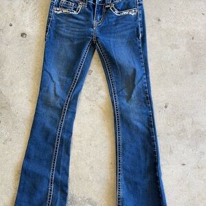 Shyanne Dark Blue Flare Jeans